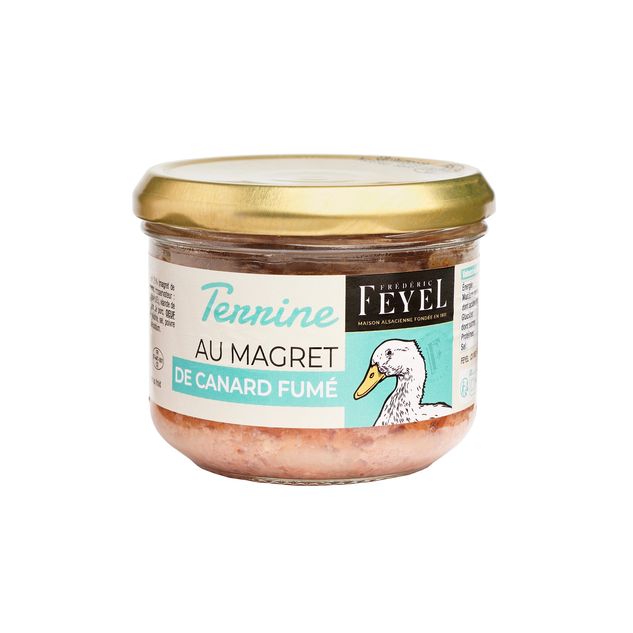 Terrine au Magret de Canard Fumé 180g Maison Alsacienne Feyel