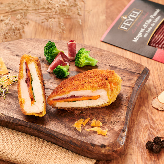 Cordon bleu au magret d'Oie fumé