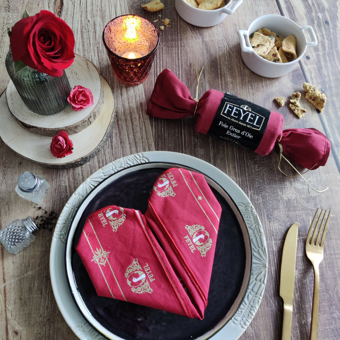 DIY : décoration de table Saint Valentin