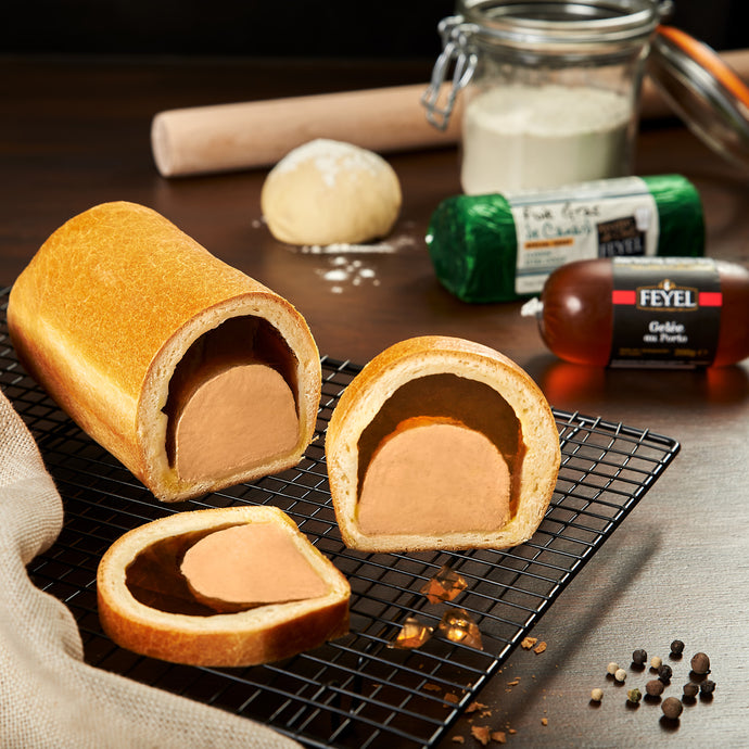 Brioche au foie gras de Canard et à la gelée