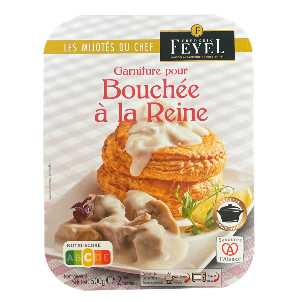 Für Bouchettes à la Reine garnieren
