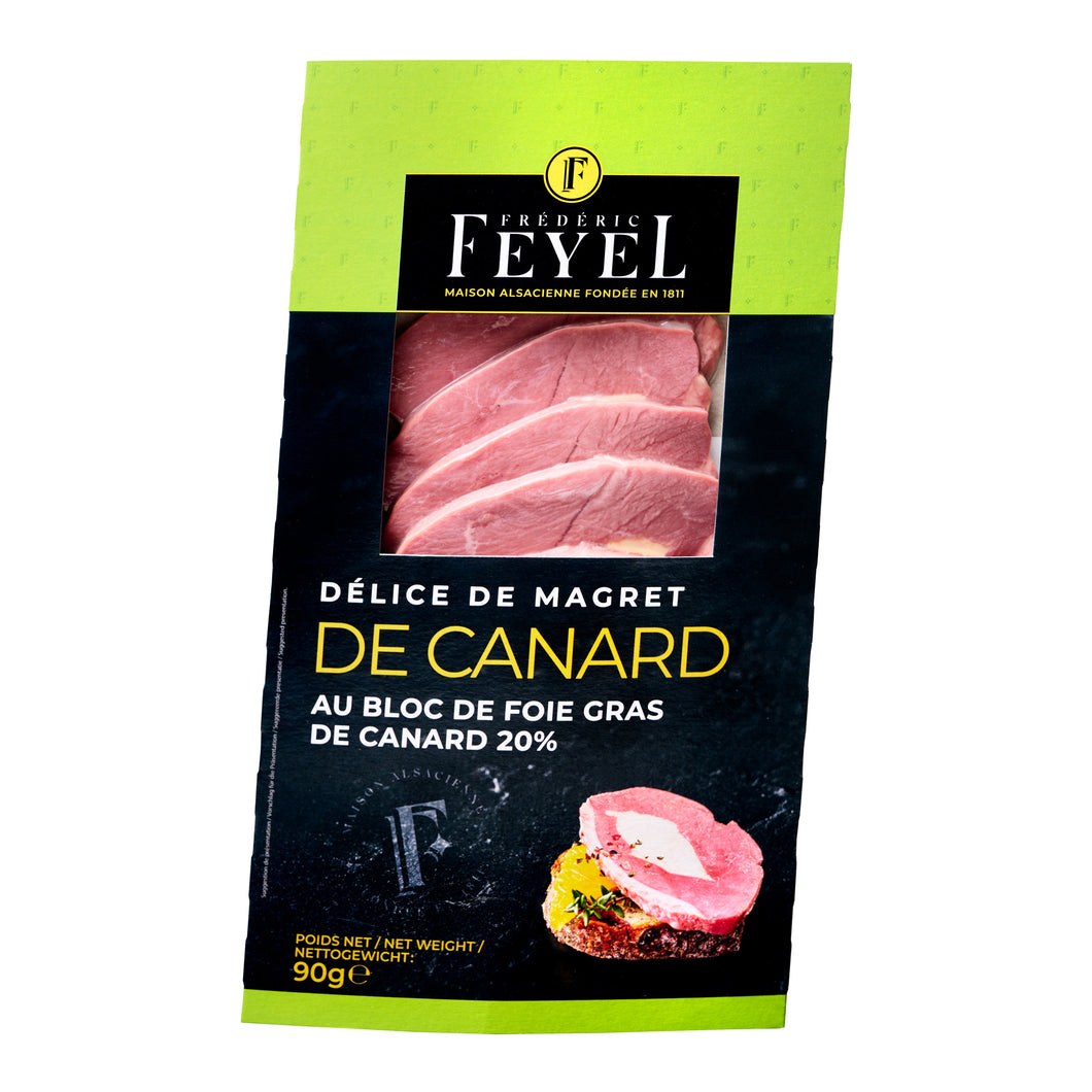 Magret de Canard au Bloc de foie gras de canard Maison Alsacienne Feyel Magret de Canard au Bloc de foie gras de canard Maison Alsacienne Feyel
